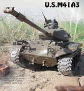 TPFLiving RC-Panzer M41 A3 Walker Bulldog V6.0 Pro mit Schussfunktion - Sound und Rauch - Maßstab: 1:16